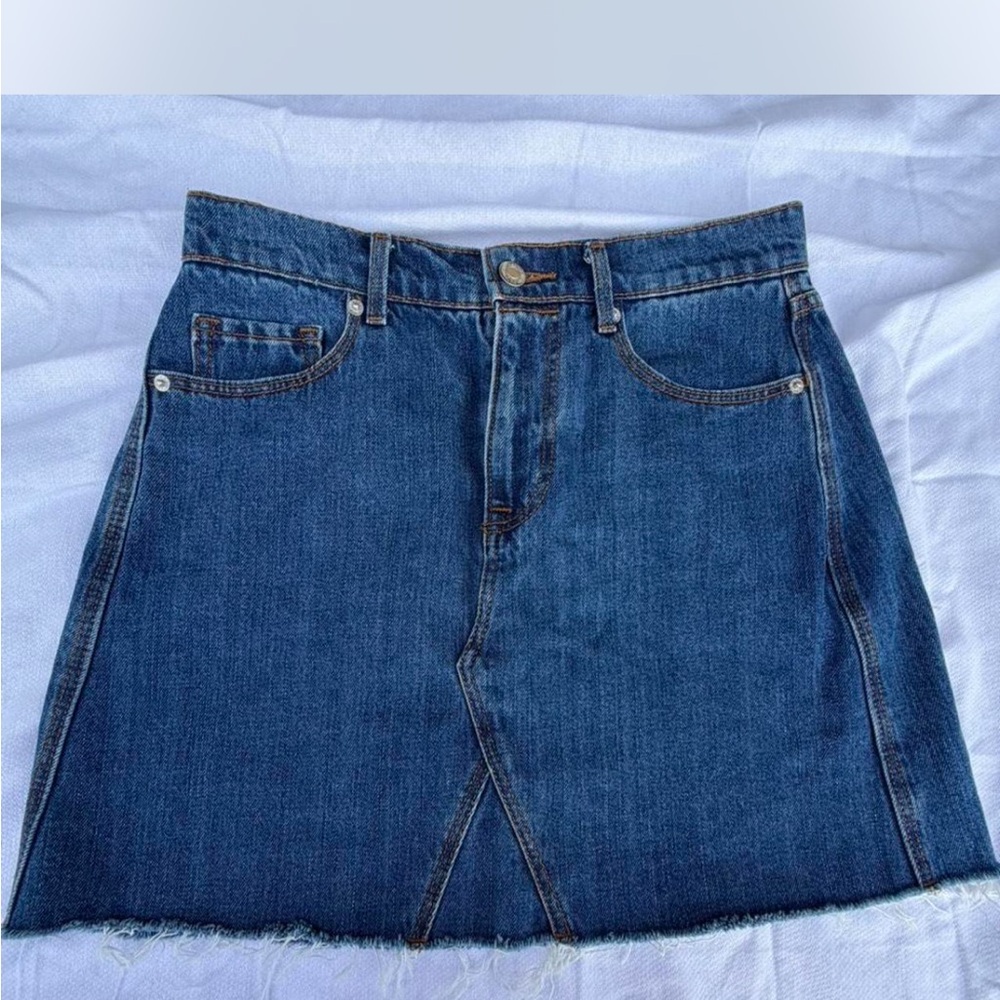 Old Navy Blue Denim Mini Skirt